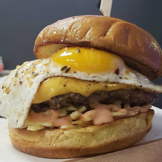 Twin Egg Burger